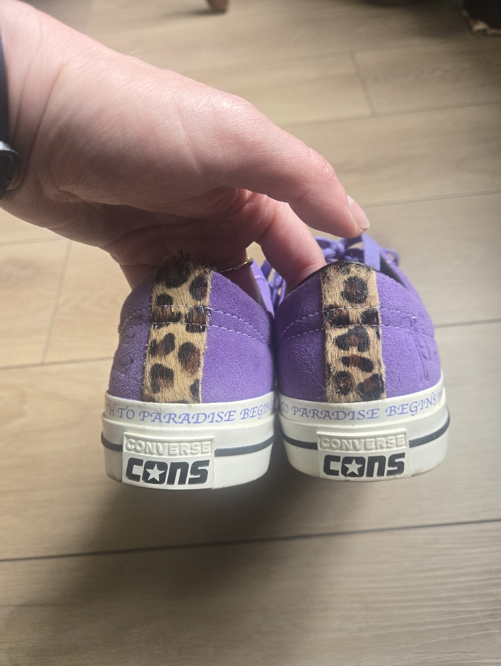 Converse x Sean Pablo One Star Pro Ox Skate Shoe Purple  Size Womens 8.5 Mens 7 - Picture 6 of 10